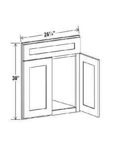 KnB Cabinets Wholesale - CORNER SINK BASES – Shaker White Cabinets